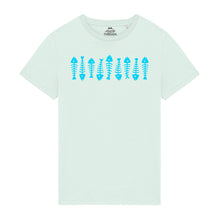 Load image into Gallery viewer, Men’s T-Shirt 100% Organic Cotton With Fish Skeleton Design