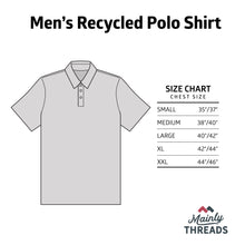 Load image into Gallery viewer, Men’s Polo Shirt 100% Recycled Cotton & Polyester with Beer Drinking Design