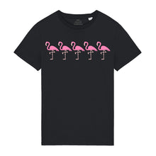 Load image into Gallery viewer, Men’s T-Shirt 100% Organic Cotton With Flamingos Design