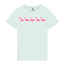 Load image into Gallery viewer, Men’s T-Shirt 100% Organic Cotton With Flamingos Design