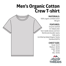 Load image into Gallery viewer, Men’s T-Shirt 100% Organic Cotton With Fish Design