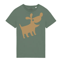 Load image into Gallery viewer, Men’s T-Shirt 100% Organic Cotton With Dog Design