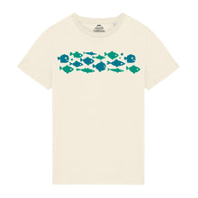 Load image into Gallery viewer, Men’s T-Shirt 100% Organic Cotton With Fish Design