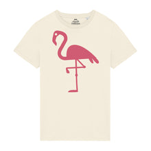 Load image into Gallery viewer, Men’s T-Shirt 100% Organic Cotton With Flamingo Design