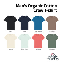 Load image into Gallery viewer, Men’s T-Shirt 100% Organic Cotton With Fish Design