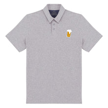 Load image into Gallery viewer, Men’s Polo Shirt 100% Recycled Cotton & Polyester with Beer Drinking Design