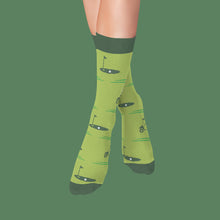 Load image into Gallery viewer, Men’s Socks with Golf Golfing Pattern Cotton Casual Socks Size 6 to 11