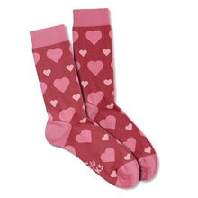 Load image into Gallery viewer, Women’s Socks with a Love Heart Design Cotton Casual Socks Size 4 to 7