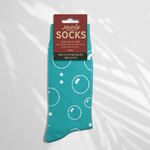 Load image into Gallery viewer, Women’s Socks with Bubbles Pattern Cotton Casual Socks Size 4 to 7