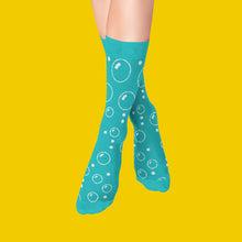 Load image into Gallery viewer, Women’s Socks with Bubbles Pattern Cotton Casual Socks Size 4 to 7