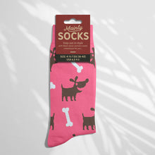 Load image into Gallery viewer, Women’s Socks with Dogs Pattern Cotton Casual Socks Size 4 to 7