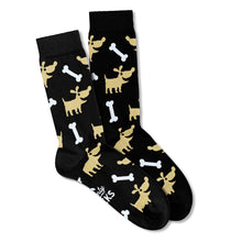 Load image into Gallery viewer, Men’s Socks with Dogs Pattern Cotton Casual Socks Size 6 to 11