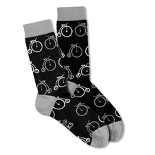Load image into Gallery viewer, Men’s Socks with Cycling Pattern Cotton Casual Socks Size 6 to 11