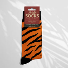 Load image into Gallery viewer, Women’s Socks with Tiger Skin Pattern Cotton Casual Socks Size 4 to 7