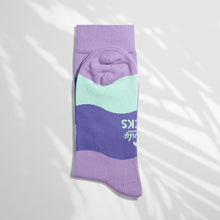 Load image into Gallery viewer, Women’s Socks with Stripes Pattern Cotton Casual Socks Size 4 to 7