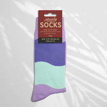 Load image into Gallery viewer, Women’s Socks with Stripes Pattern Cotton Casual Socks Size 4 to 7