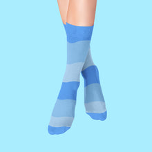 Load image into Gallery viewer, Men’s Socks with Striped Pattern Cotton Casual Socks Size 6 to 11