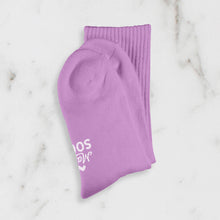 Load image into Gallery viewer, Women’s Mauve Wholesale Socks with Ribbed Leg Cotton Casual Socks Size 4 to 7
