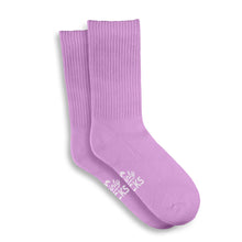 Load image into Gallery viewer, Women’s Mauve Wholesale Socks with Ribbed Leg Cotton Casual Socks Size 4 to 7
