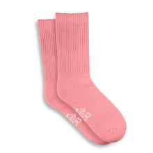 Load image into Gallery viewer, Women’s Pink Wholesale Socks with Ribbed Leg Cotton Casual Socks Size 4 to 7
