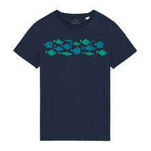 Load image into Gallery viewer, Men’s T-Shirt 100% Organic Cotton With Fish Design
