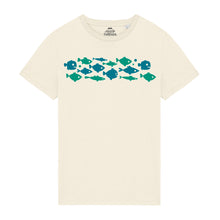 Load image into Gallery viewer, Men’s T-Shirt 100% Organic Cotton With Fish Design
