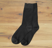 Load image into Gallery viewer, Mens Black Socks, Size 6-11, Ready to Wear or Ready to Print

