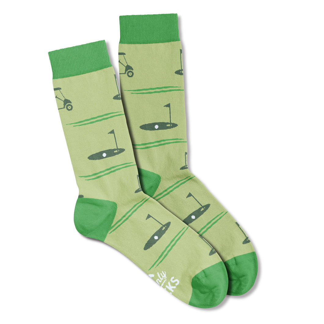 Women’s Socks with Golf Design Cotton Casual Socks Size 4 to 7