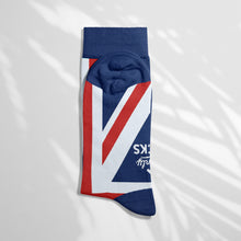 Load image into Gallery viewer, Men’s Socks with a Union Jack United Kingdom Design Cotton Casual Socks Size 6 to 11
