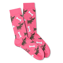 Load image into Gallery viewer, Women’s Socks with Dogs Pattern Cotton Casual Socks Size 4 to 7
