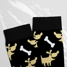 Load image into Gallery viewer, Men’s Socks with Dogs Pattern Cotton Casual Socks Size 6 to 11
