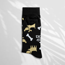 Load image into Gallery viewer, Men’s Socks with Dogs Pattern Cotton Casual Socks Size 6 to 11
