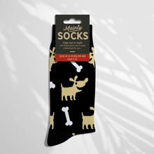 Load image into Gallery viewer, Men’s Socks with Dogs Pattern Cotton Casual Socks Size 6 to 11
