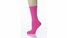 Load and play video in Gallery viewer, Womens Pink Socks, Size 4-7, Ready to Wear or Ready to Print
