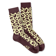 Load image into Gallery viewer, Women’s Socks with Leopard Skin Pattern Cotton Casual Socks Size 4 to 7
