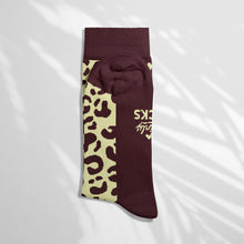 Load image into Gallery viewer, Women’s Socks with Leopard Skin Pattern Cotton Casual Socks Size 4 to 7
